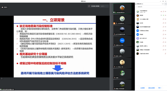 新闻稿202203—《污染场地土壤恶臭污染风险评估技术指南》团体标准通过立项评审808.png
